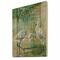 Designart - Heron Birds I - Traditional Print on Natural Pine Wood